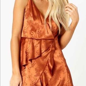 Altar’d State Autumn Dress- Copper Color